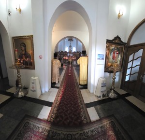 6 сентября 2025 года, в канун  13-й Недели по Пятидесятнице, Игумен Нестор (Болков ) совершил  всенощное бдение с литией  в Богоявленском епархиальном мужском монастыре города Челябинска.