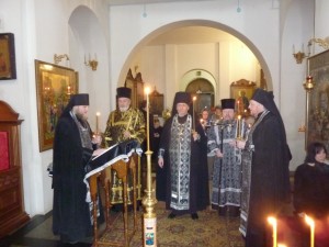 3 марта 2025 года,  в первый день Великого поста,  игумен Нестор(Болков) с братией святой обители  совершил великое повечерие с чтением Великого покаянного канона преподобного Андрея Критского в Богоявленском епархиальном мужском монастыре г. Челябинска.