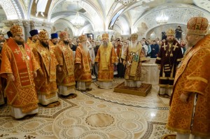 12 октября 2025 года Игумен Нестор(Болков) принял участие в Божественной Литургии в кафедральном соборе Рождества Христова.