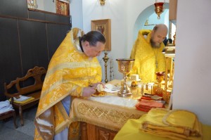 6 июля 2025 года,в Неделю 4-ю по Пятидесятнице, Владимирской иконы Божией Матери , Игумен Нестор (Болков) совершил Божественную Литургию в Богоявленском епархиальном мужском монастыре городаЧелябинска.