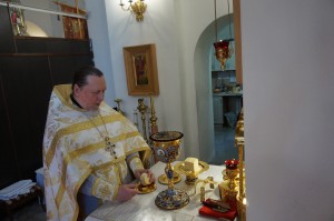 29 мая 2025 года,в двунадесятый праздник Вознесения Господня Игумен Нестор (Болков ) совершил Божественную Литургию святителя Иоанна Златоуста в Богоявленском епархиальном мужском монастыре города Челябинска.