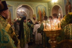 Игумен Нестор (Болков ) принял участие в Божественной Литургии в Свято-Симеоновском кафедральном соборе.