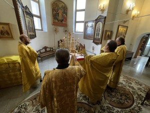 24 июля 2022 года, в Неделю 6-ю по Пятидесятнице, в память равноапостольной Ольги, великой княгини Российской, во Святом Крещении Елены (969 год).