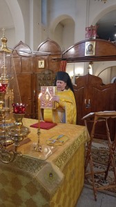 22 октября 2023 года, в Неделю 20-ю по Пятидесятнице, Игумен Нестор (Болков ) возглавил Божественную Литургию святителя Иоанна Златоустого в Богоявленском мужском монастыре города Челябинска., 