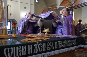 23  марта 2025 года Игумен Нестор (Болков ) возглавил Воскресную Божественную Литургию в Богоявленском епархиальном мужском монастыре г. Челябинска ., 