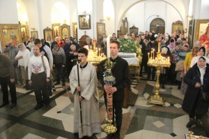 В Богоявленском мужском монастыре совершили Божественную Литургию в Рождество Господа Бога и Спаса нашего Иисуса., 