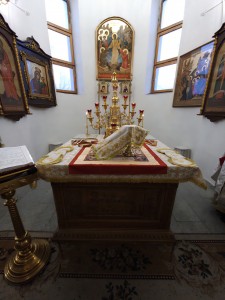 В Богоявленском  мужском монастыре  Игумен Нестор (Болков ) возглавил Божественную Литургию в Богоявленском мужском монастыре города Челябинска., 