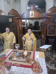 В Богоявленском мужском монастыре города Челябинска совершили Божественную Литургию., 
