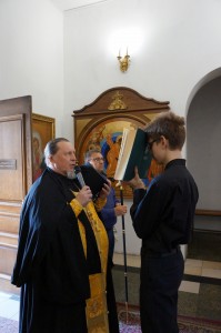 5 июля 2025 года,в канун Недели 4-й по Пятидесятнице, Владимирской иконы Божией Матери,Игумен Нестор (Болков) совершил всенощное бдение с литией в Богоявленском епархиальном мужском монастыре города Челябинска., 