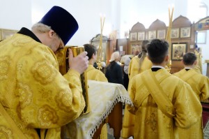 9 ноября 2025 года ,в Неделю 22-ю по Пятидесятнице и памяти Мч. Нестора Солунского,Прп. Нестора Летописца, Печерского, в Ближних пещерах, митрополит Челябинский и Миасский Алексий совершил Божественную Литургию в Богоявленском епархиальном мужском монасты, 