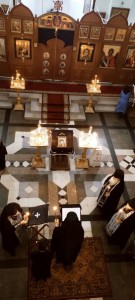 1 марта 2023 года, в третий день Великого поста, игумен Нестор(Болков) с братией святой обители совершил великое повечерие с чтением Великого покаянного канона преподобного Андрея Критского в Богоявленском мужском монастыре г. Челябинска., 