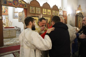 В Богоявленском мужском монастыре совершили Божественную Литургию в день двунадесятого праздника Крещение Господа Бога и Спаса нашего Иисуса Христа., 