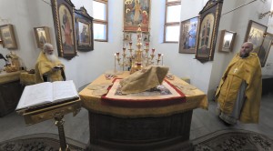 Игумен Нестор (Болков ) совершил Божественную Литургию в Богоявленском епархиальном мужском монастыре городаЧелябинска., 