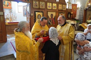 В праздник Рождества Иоанна Крестителя Игумен Нестор возглавил Литургию в Богоявленском мужском монастыре Челябинска., 