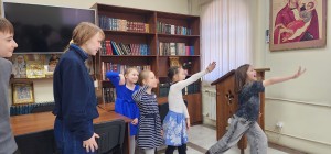 22 марта 2026 года ученики Воскресной школы исповедались и причастились на Воскресном Богослужении в Богоявленском мужском монастыре., 