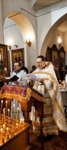 В Родительскую субботу 2-й седмицы Великого поста, игумен Нестор (Болков) с клириками обители совершил Литургию Иоанна Златоустого и Великую панихиду в Богоявленском мужском монастыре ., 