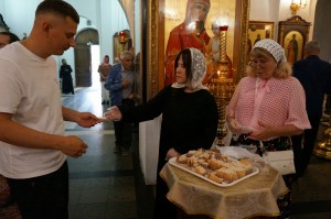 В канун 5-й Недели по Пятидесятнице Игумен Нестор возглавил всенощное бдение с литией в Богоявленском мужском монастыре Челябинска., 