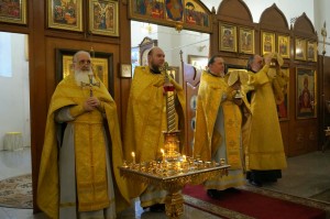 16 ноября 2025 года,в Неделю 23-ю по Пятидесятнице , Игумен Нестор (Болков ) настоятель Богоявленского мужского монастыря города Челябинска с клириками святой обители , совершил Божественную Литургию святителя Иоанна Златоустого в Богоявленском мужском мо, 