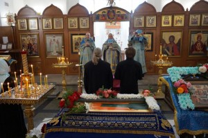 28 августа 2025 года, в двунадесятый праздник Успения Пресвятой Владычицы нашей Богородицы и Приснодевы Марии, Игумен Нестор (Болков ) совершил Божественную Литургию в Богоявленском епархиальном мужском монастыре города Челябинска., 