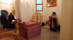 Богослужение в храме монастыря 30.09.2017, 