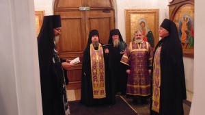 Богослужение в храме монастыря 30.09.2017, 