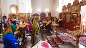 Воскресное Богослужение в храме монастыря 08.10.2017, 