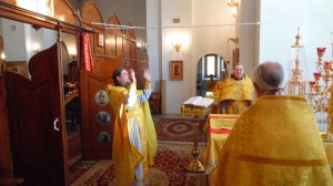 Воскресное Богослужение в храме монастыря 15.10.2017, 