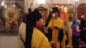 Вечернее субботнее и утреннее воскресное Богослужение в храме монастыря 28-29.10.2017, 