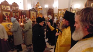 Вечернее субботнее и утреннее воскресное Богослужение в храме монастыря 28-29.10.2017, 