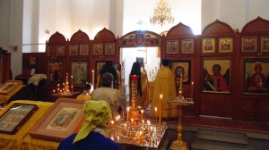 Вечернее субботнее и утреннее воскресное Богослужение в храме монастыря 28-29.10.2017, 