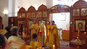 Вечернее субботнее и утреннее воскресное Богослужение в храме монастыря 28-29.10.2017, 