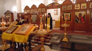 Вечернее субботнее и утреннее воскресное Богослужение в храме монастыря 18-19.11.2017, 