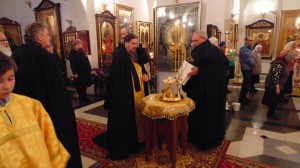 Вечернее субботнее и утреннее воскресное Богослужение в храме монастыря 18-19.11.2017, 