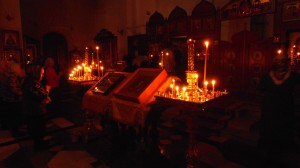 Вечернее субботнее и утреннее воскресное Богослужение в храме монастыря 18-19.11.2017, 