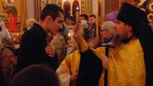 Вечернее субботнее и утреннее воскресное Богослужение в храме монастыря 18-19.11.2017, 