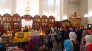 Вечернее субботнее и утреннее воскресное Богослужение в храме монастыря 18-19.11.2017, 