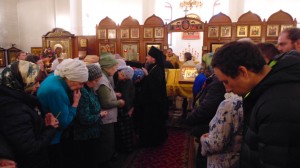 Вечернее субботнее и утреннее воскресное Богослужение в храме монастыря 18-19.11.2017, 