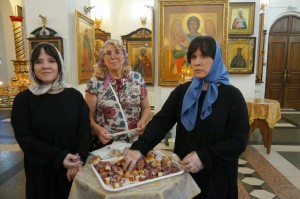 В Богоявленском епархиальном мужском монастыре города Челябинска совершили всенощное бдение с литией., 