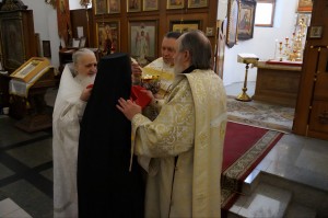 В Богоявленском мужском монастыре города Челябинска совершили Божественную Литургию., 