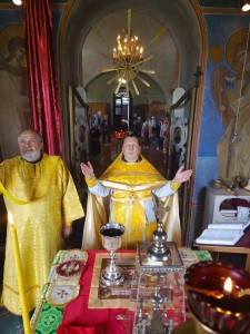 22 июня 2025 года,в Неделю 2-ю по Пятидесятнице, Всех святых, в земле Русской просиявших, Игумен Нестор (Болков ) совершил Божественную Литургию в Храме Святого Пророка Илии с. Клеопино Каслинского района., 