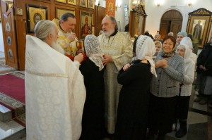 В Богоявленском  мужском монастыре  Игумен Нестор (Болков ) возглавил Божественную Литургию в Рождество Господа Бога и Спаса нашего Иисуса Христа в Богоявленском мужском монастыре города Челябинска., 