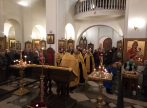 Всенощное бдение 09.01.2019, 