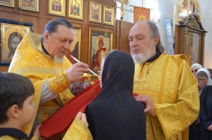 В Неделю о мытаре и фарисее в Богоявленском мужском монастыре совершили Божественную Литургию в Богоявленском мужском монастыре ., 