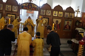 В Неделю 4-ю по Пятидесятнице, Игумен Нестор (Болков) возглавил Литургию в Богоявленском  мужском монастыре городаЧелябинска., 