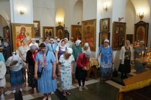 В Богоявленском епархиальном мужском монастыре города Челябинска совершили Божественную Литургию., 