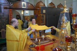 7 июля 2025 года,в день памяти Рождества честного славного Пророка, Предтечи и Крестителя Господня Иоанна , Игумен Нестор (Болков) совершил Божественную Литургию в Богоявленском епархиальном мужском монастыре городаЧелябинска., 