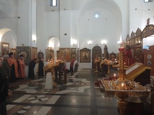 10 сентября 2025 года, в канун великого праздника Усекновения главы Пророка, Предтечи и Крестителя Господня Иоанна, Игумен Нестор(Болков ) совершил всенощное бдение с литией в Богоявленском епархиальном мужском монастыре города Челябинска., 