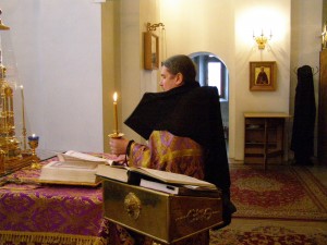 Вечернее субботнее и утреннее воскресное Богослужение в храме монастыря 24-25.03.2018, 