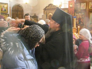 Вечернее субботнее и утреннее воскресное Богослужение в храме монастыря 24-25.03.2018, 