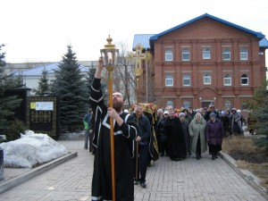 Утреннее субботнее Богослужение в храме монастыря 7.04.2018, 